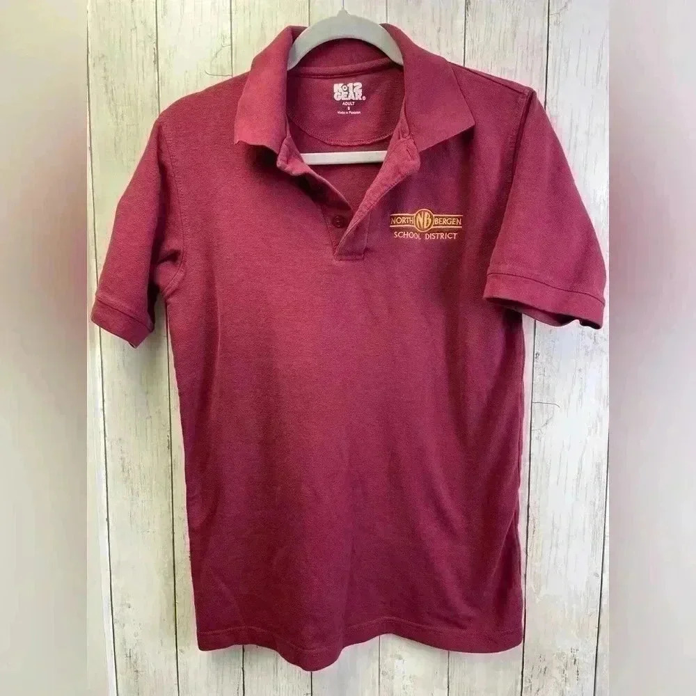 Lot of 7 shirts - North Bergen uniform boys- size Youth large to Small adult